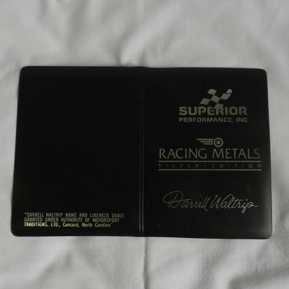 Superior Performance Racing Metal Card - 1991 Silver Ed. Darrell Waltrip #963 - Picture 2 of 3